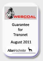 Wescoal, Guarantee for Transnet